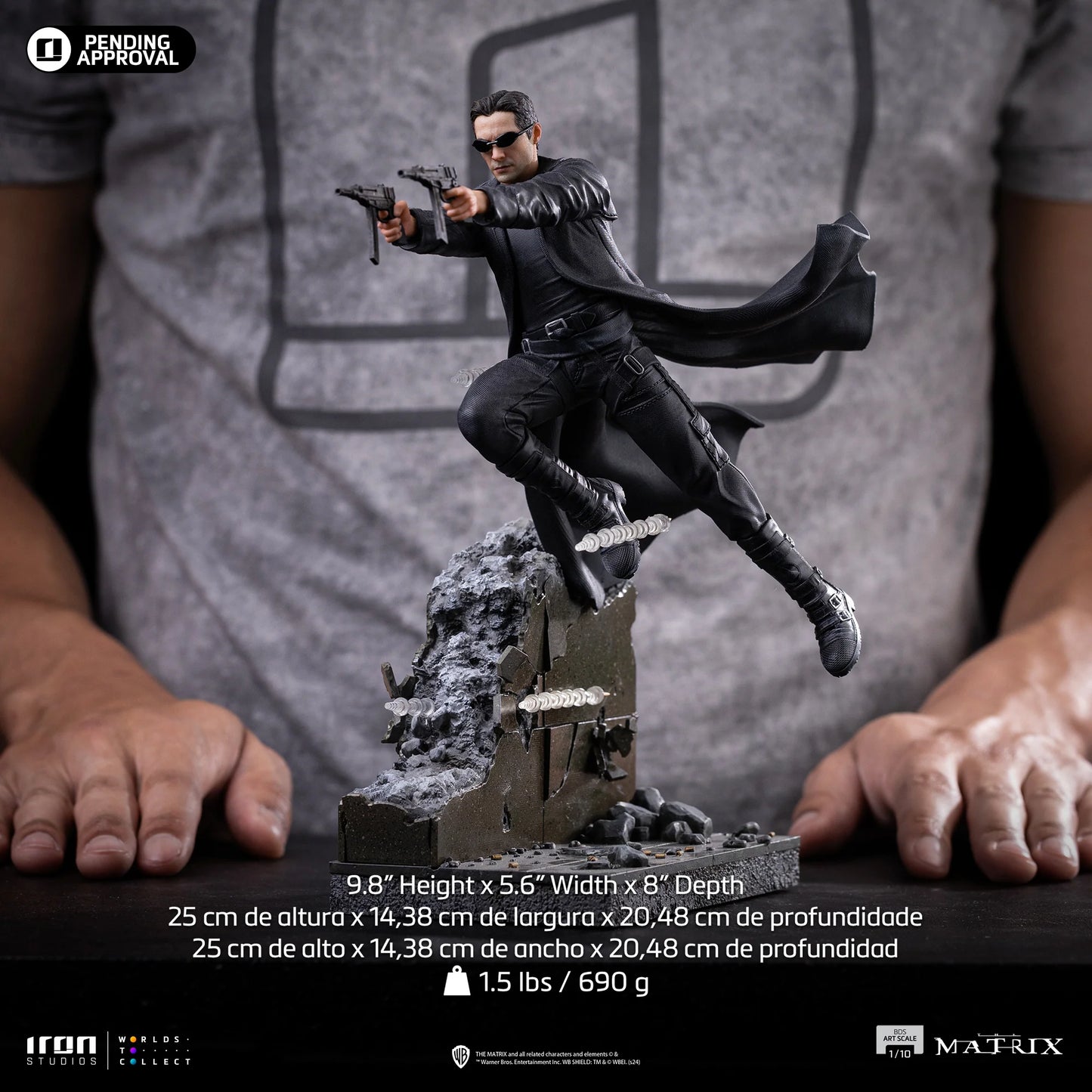 IRON Studios: Matrix - Neo BDS Escala de Arte 1/10 Preventa