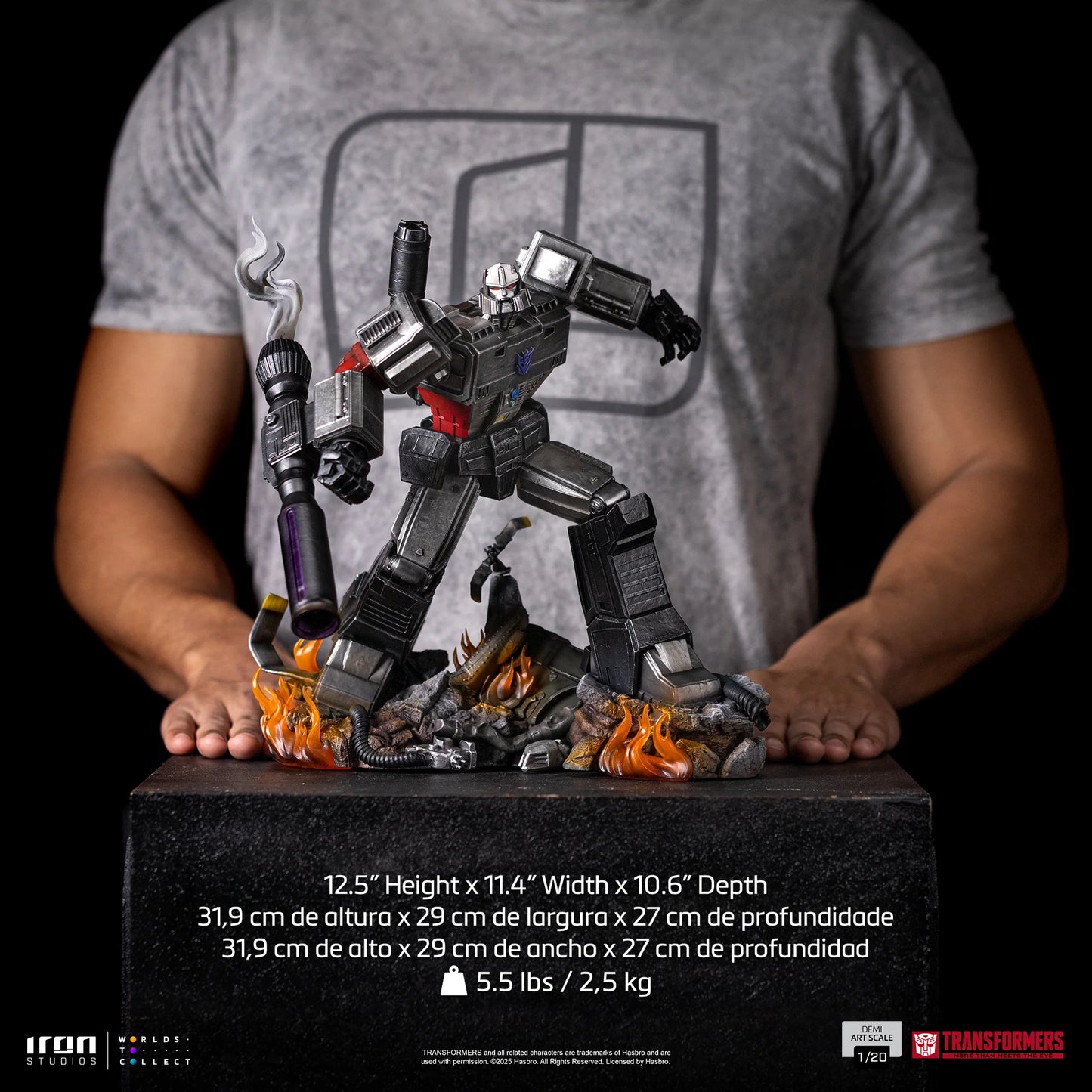 IRON Studios: Transformers - Megatron Demi Escala De Arte 1/20 Preventa