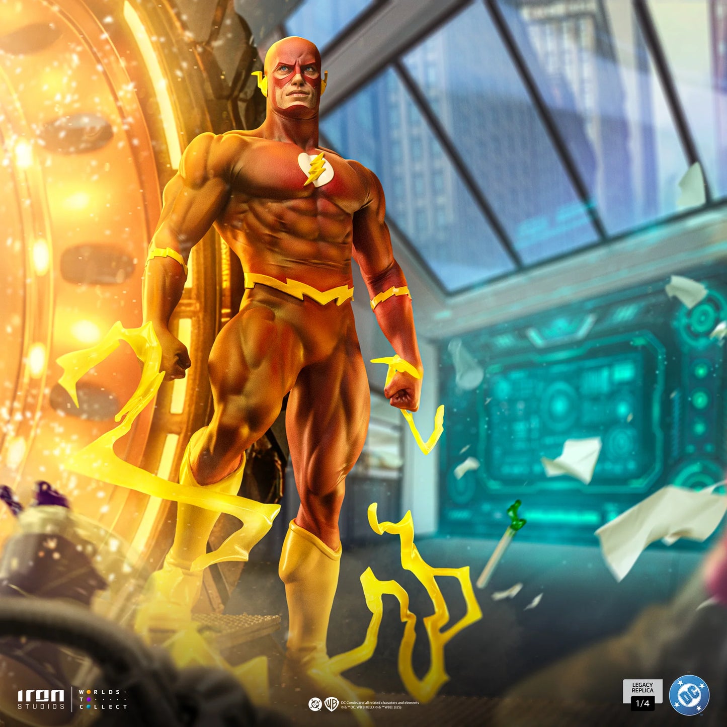 IRON Studios: DC Comics - The Flash Lecacy Replica Escala de Arte 1/4 Preventa
