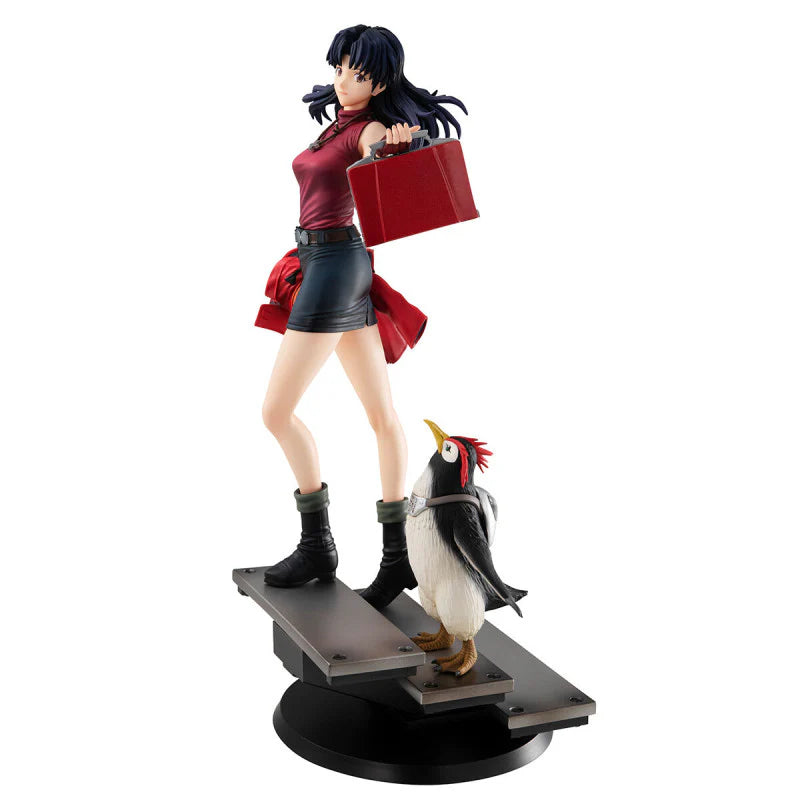 Megahouse Figures Gals Series: Rebuild Of Evangelion - Misato Katsuragi & Pen Pen Preventa