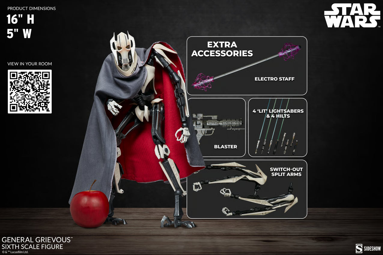 Sideshow Collectibles – Star Wars General Grievous Sixth Scale (1/6)