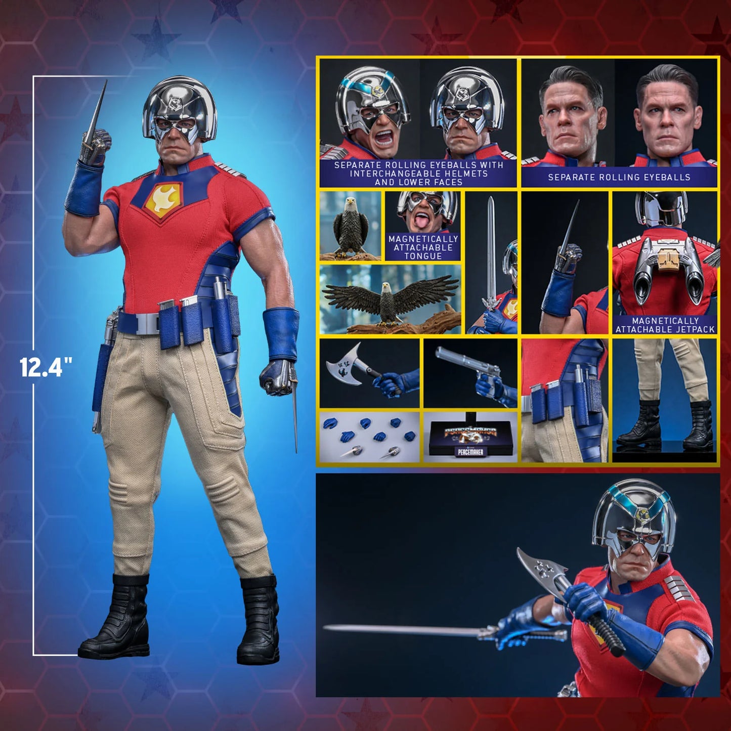 Hot Toys Television Masterpiece Series: Peacemaker Season 2 - Peacemaker Escala 1/6 Preventa