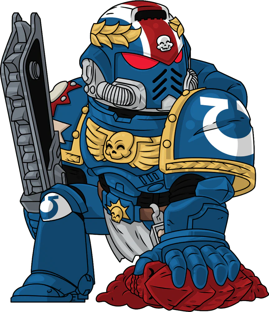 Youtooz Games: Space Marine 2 - Ultramarines Titus Preventa