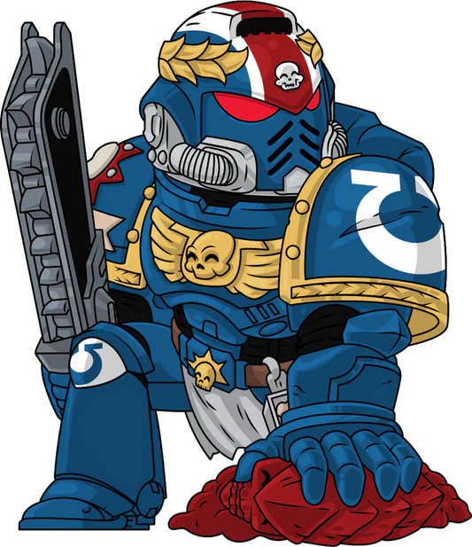 Youtooz Games: Space Marine 2 - Ultramarines Titus Preventa