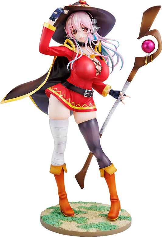 Kadokawa Scale Figure: Konosuba X Super Sonico Collaboration - Megumin Escala 1/7 Preventa