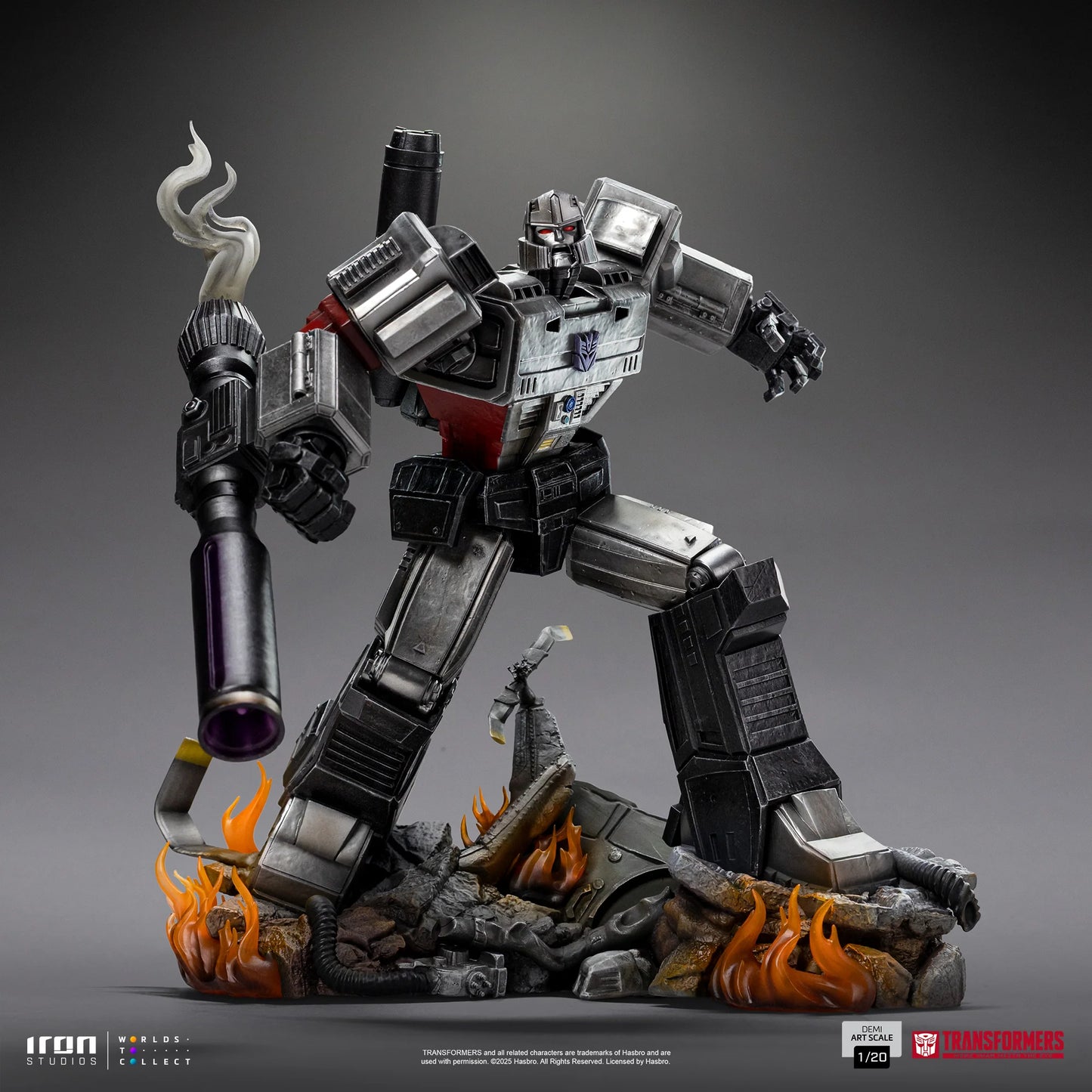 IRON Studios: Transformers - Megatron Demi Escala De Arte 1/20 Preventa