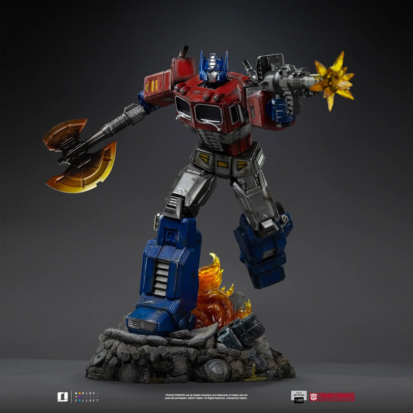 IRON Studios: Transformers - Optimus Prime Demi Escala De Arte 1/20 Preventa