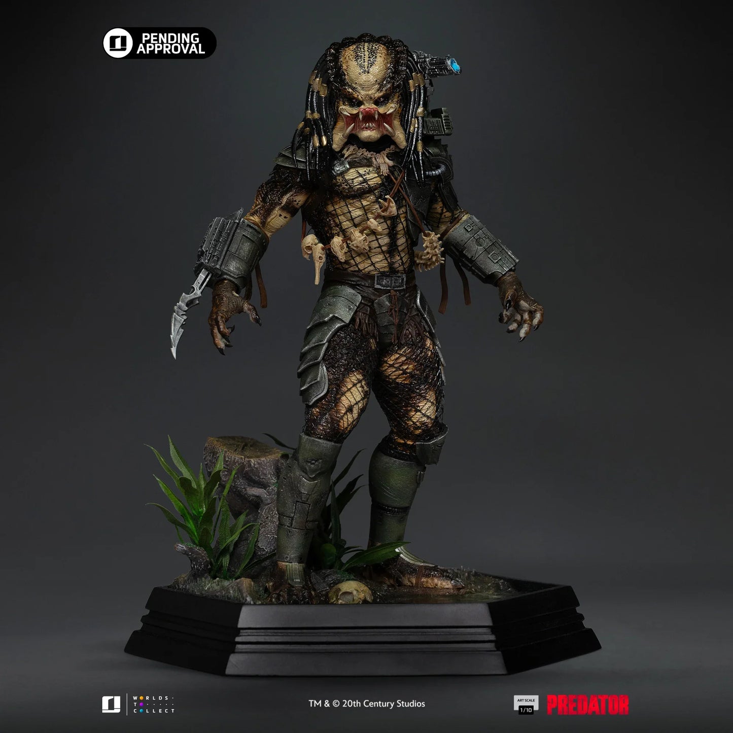 IRON Studios: Depredador - Depredador Cazador de la Jungla Escala De Arte 1/10 Preventa