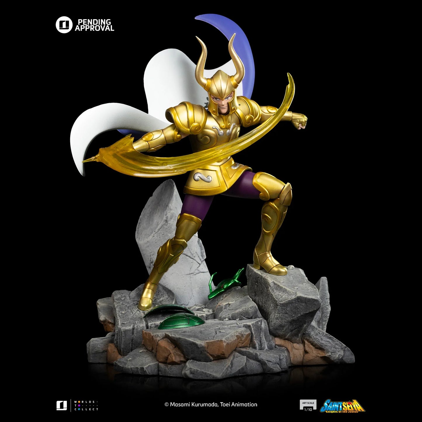 IRON Studios: Los Caballeros Del Zodiaco - Shura de Capricornio Escala De Arte 1/10 Preventa