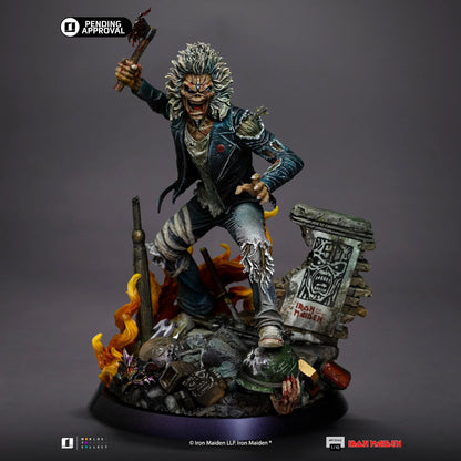 IRON Studios: Iron Maiden - Eddie 50 Aniversario Escala De Arte 1/10 Preventa