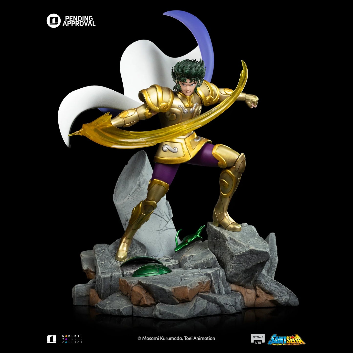 IRON Studios: Los Caballeros Del Zodiaco - Shura de Capricornio Escala De Arte 1/10 Preventa