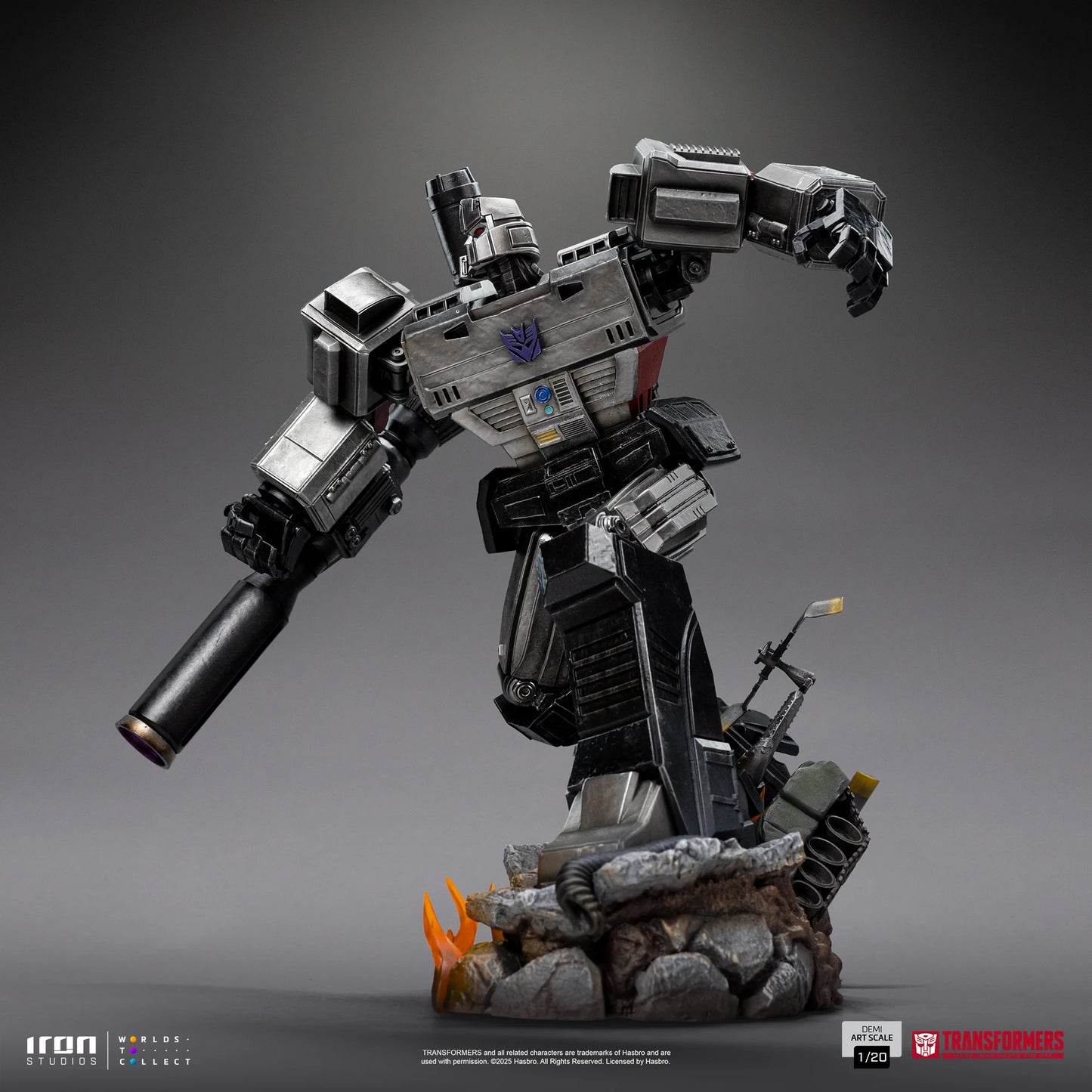 IRON Studios: Transformers - Megatron Demi Escala De Arte 1/20 Preventa