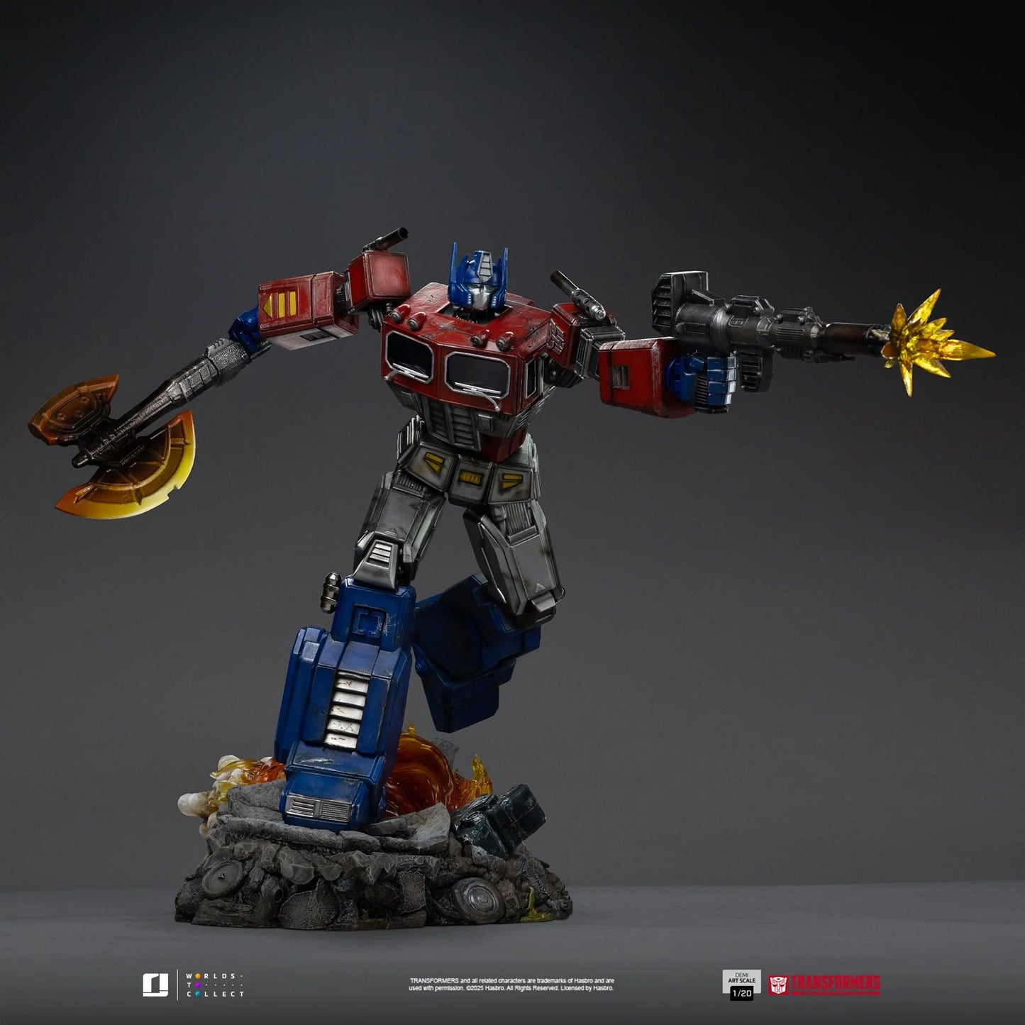 IRON Studios: Transformers - Optimus Prime Demi Escala De Arte 1/20 Preventa
