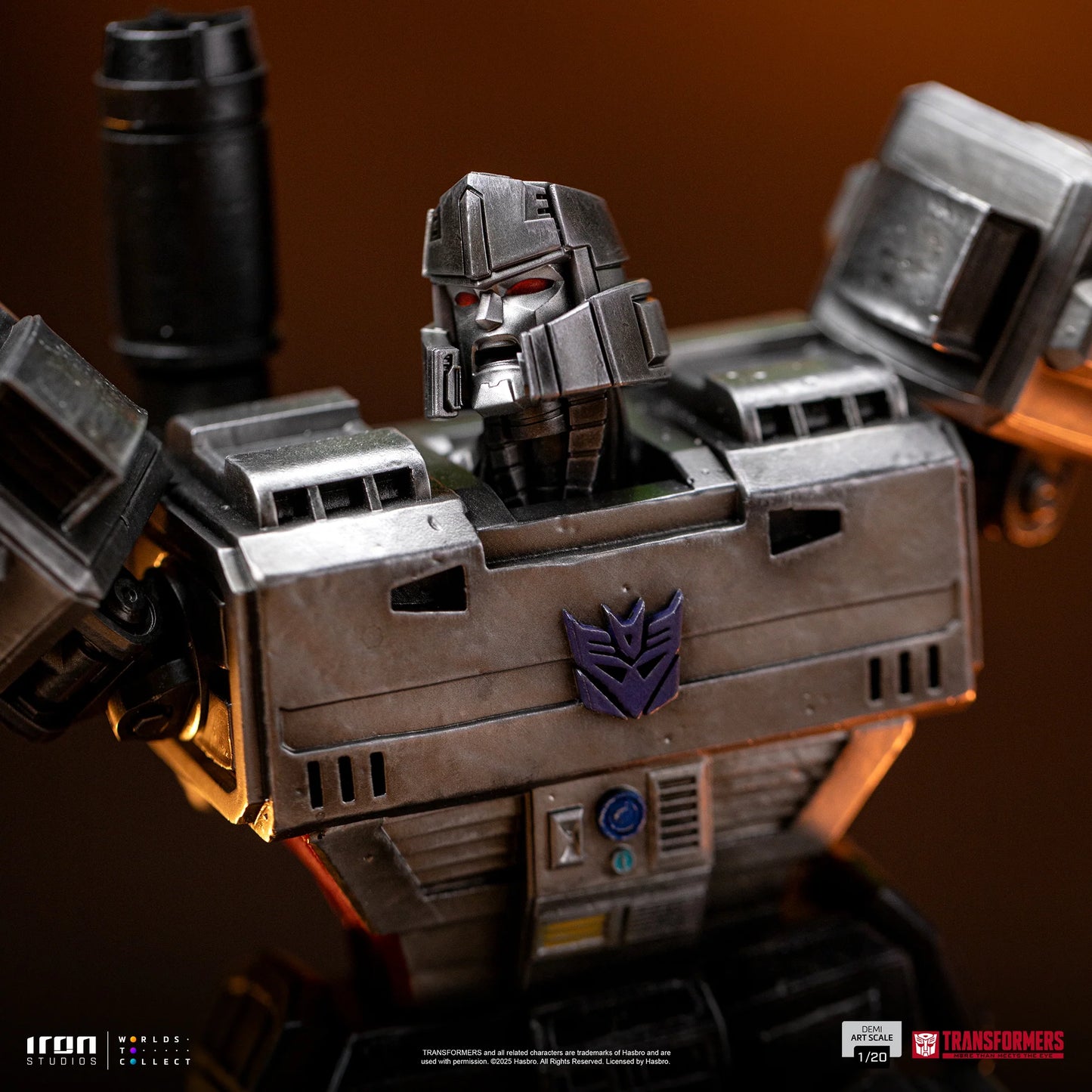 IRON Studios: Transformers - Megatron Demi Escala De Arte 1/20 Preventa