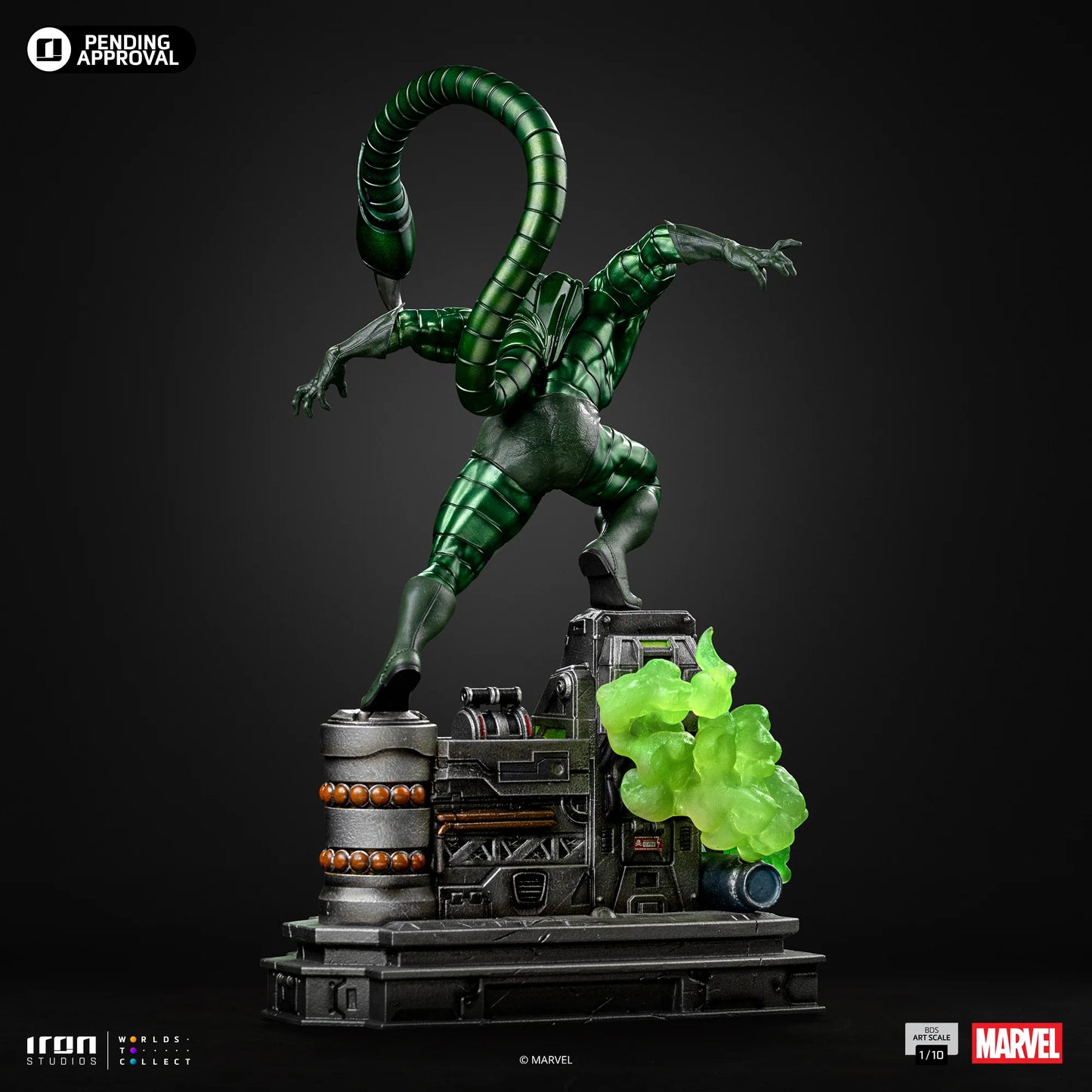 IRON Studios: Marvel Spider-Man vs Villains - Scorpion Diorama BDS Escala de Arte 1/10 Preventa