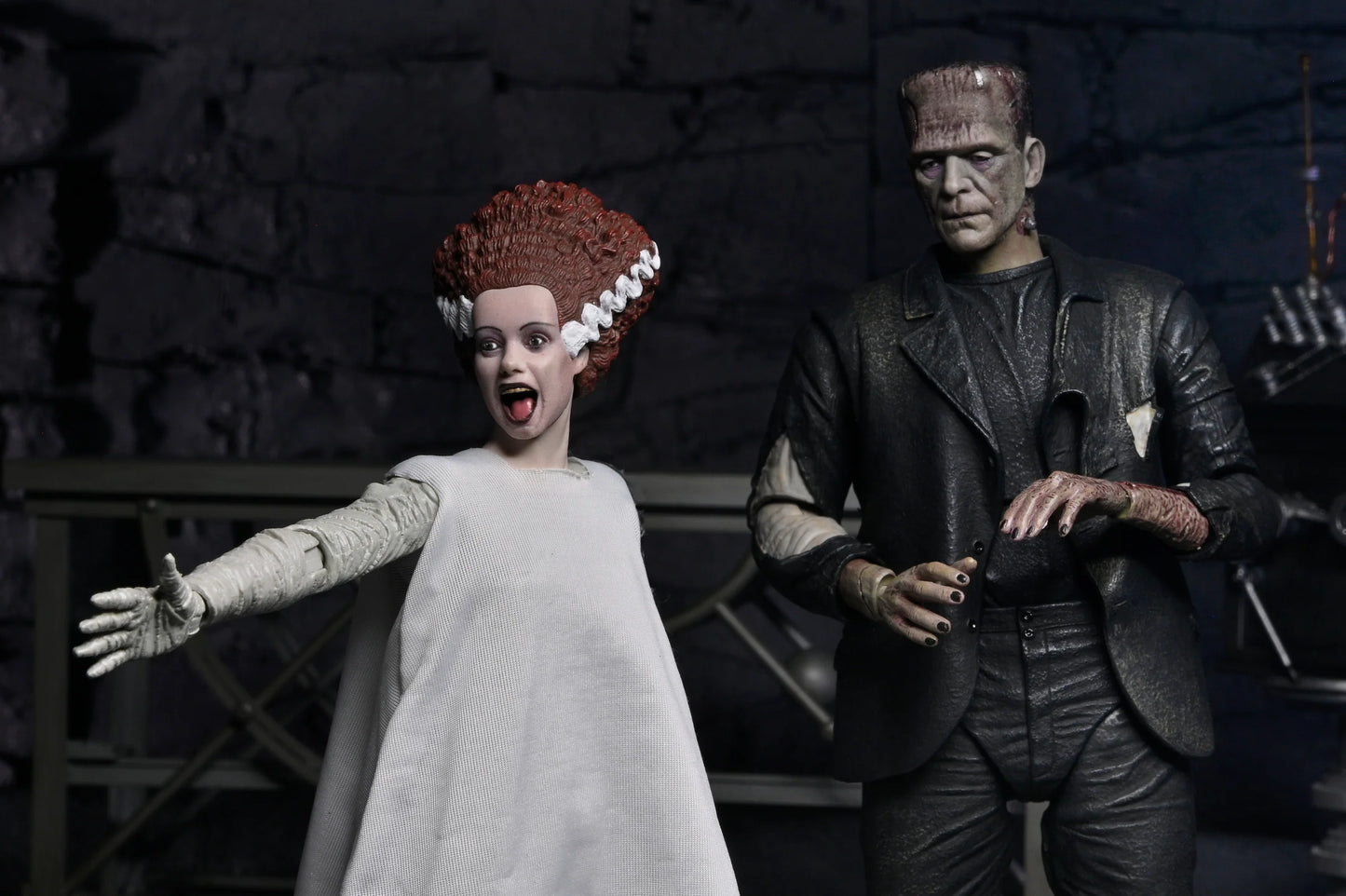 NECA Figura de Accion: La novia de Frankenstein - The Monster and His Mate 2 Pack 7 Pulgadas Preventa