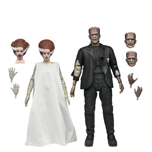 NECA Figura de Accion: La novia de Frankenstein - The Monster and His Mate 2 Pack 7 Pulgadas Preventa