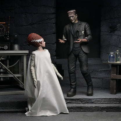NECA Figura de Accion: La novia de Frankenstein - The Monster and His Mate 2 Pack 7 Pulgadas Preventa