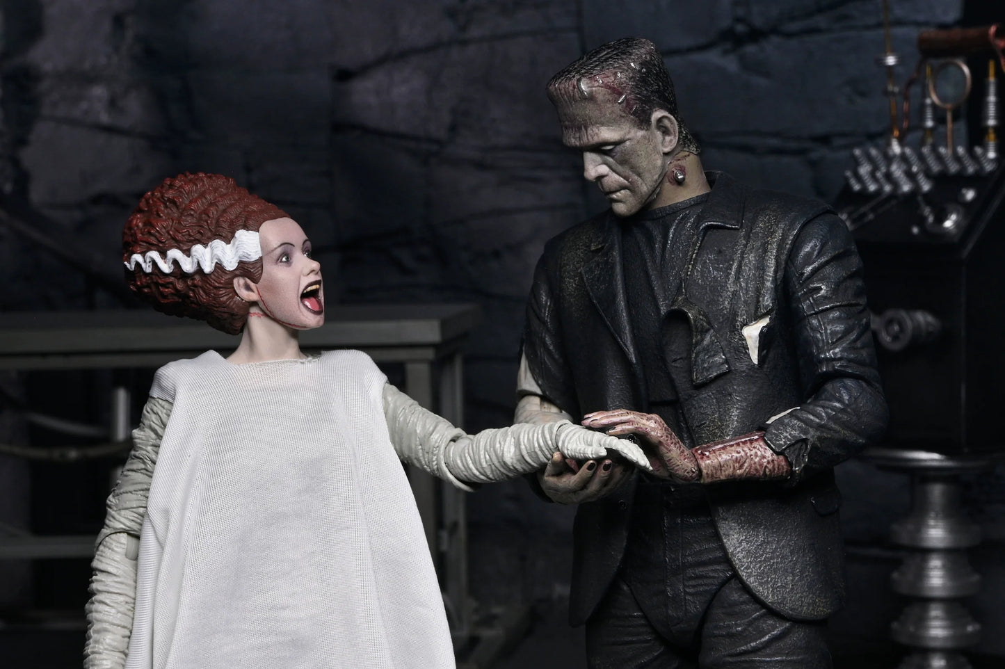 NECA Figura de Accion: La novia de Frankenstein - The Monster and His Mate 2 Pack 7 Pulgadas Preventa