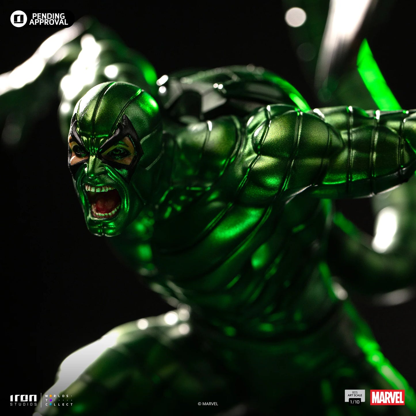 IRON Studios: Marvel Spider-Man vs Villains - Scorpion Diorama BDS Escala de Arte 1/10 Preventa
