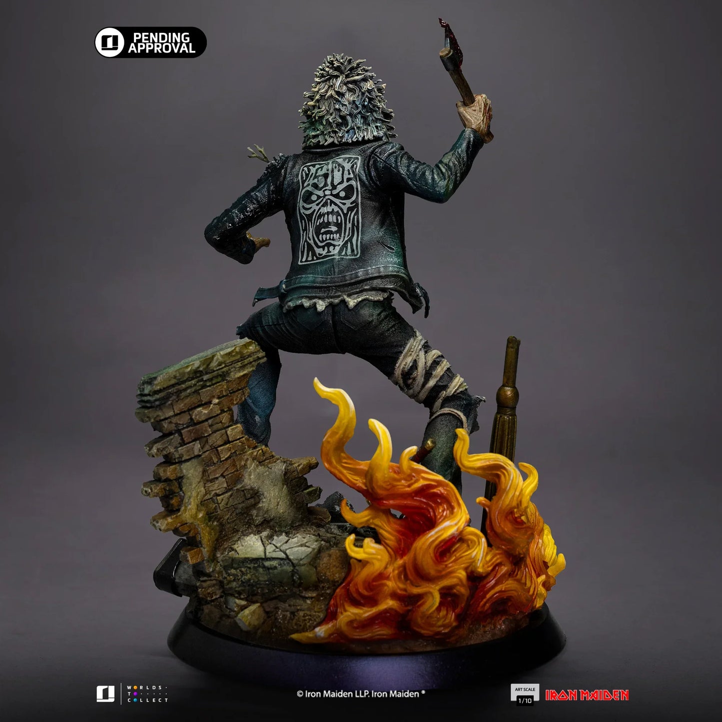 IRON Studios: Iron Maiden - Eddie 50 Aniversario Escala De Arte 1/10 Preventa