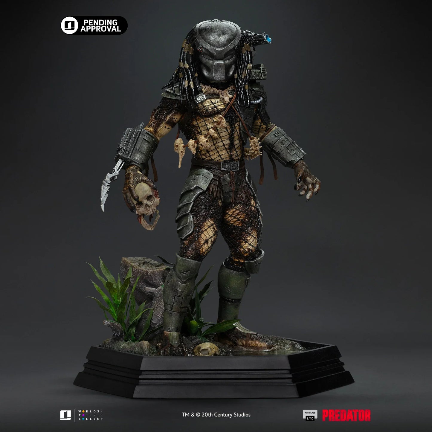 IRON Studios: Depredador - Depredador Cazador de la Jungla Escala De Arte 1/10 Preventa