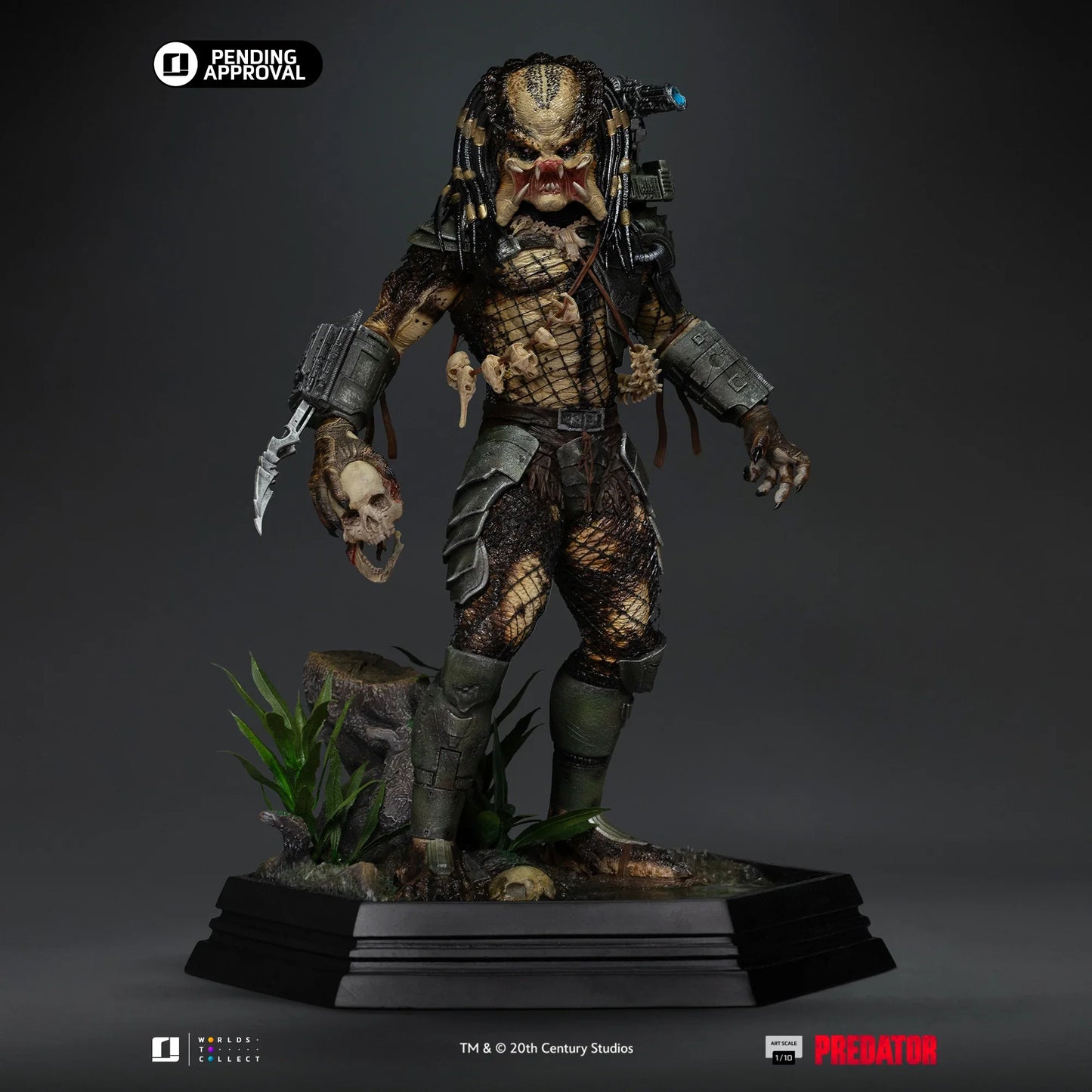 IRON Studios: Depredador - Depredador Cazador de la Jungla Escala De Arte 1/10 Preventa