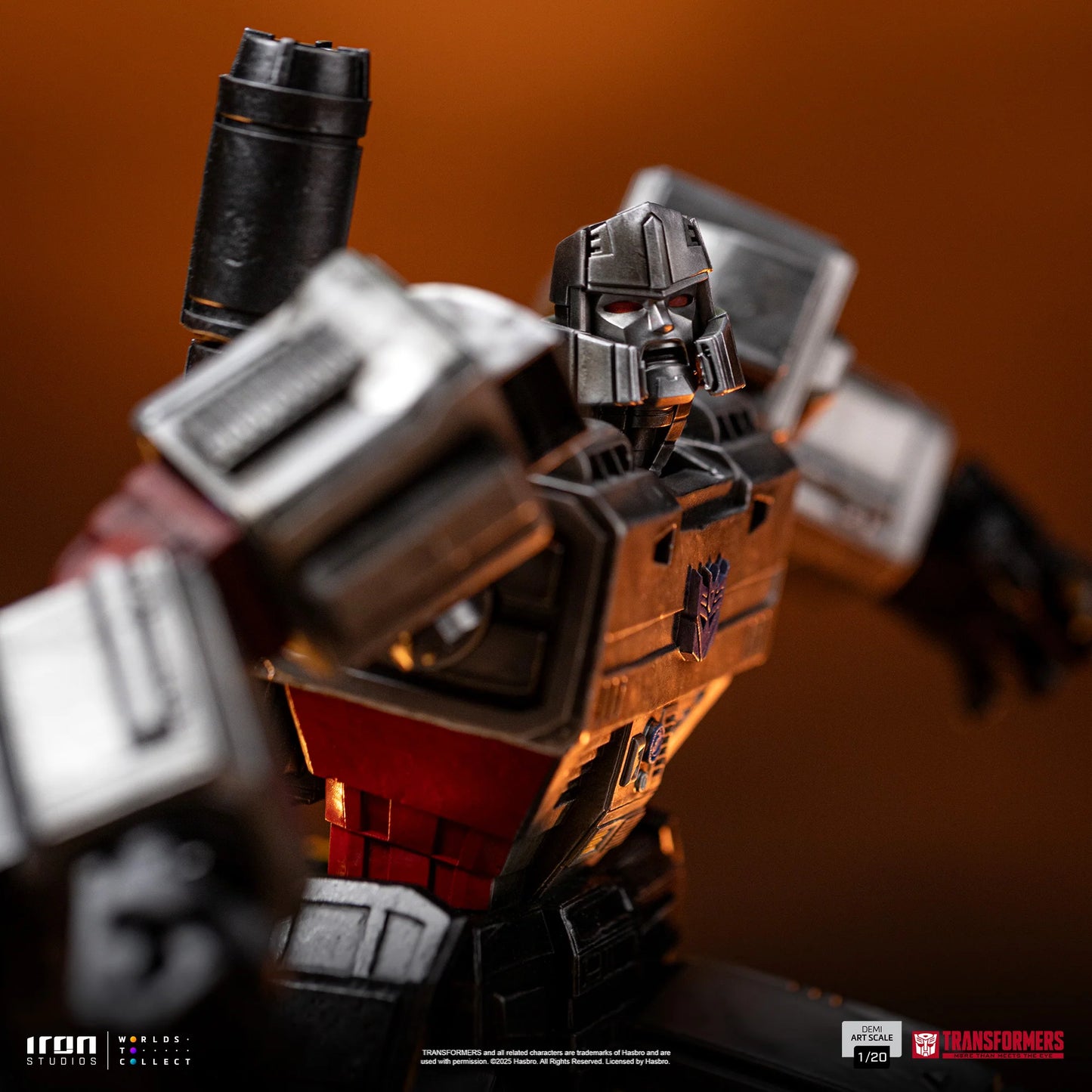 IRON Studios: Transformers - Megatron Demi Escala De Arte 1/20 Preventa