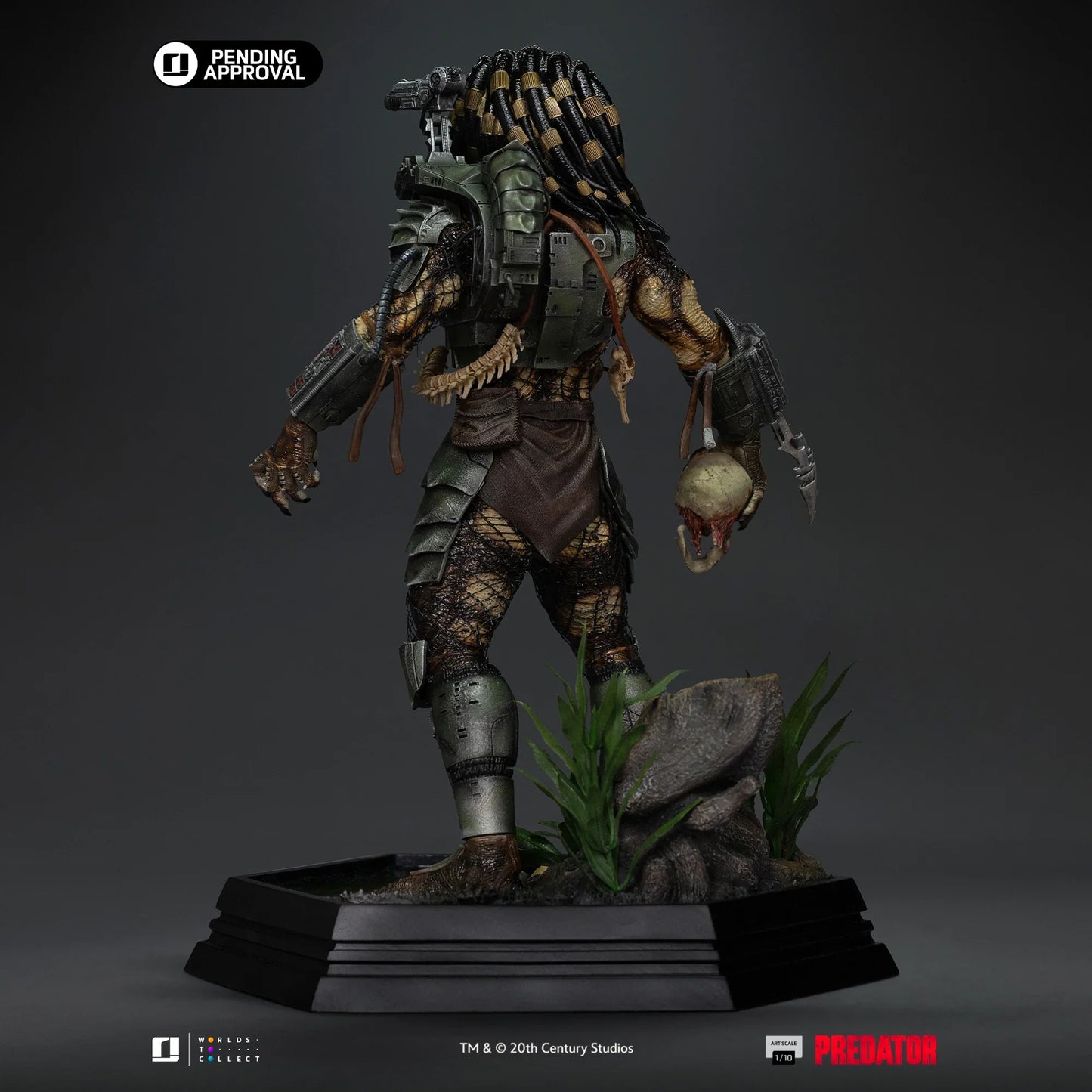 IRON Studios: Depredador - Depredador Cazador de la Jungla Escala De Arte 1/10 Preventa