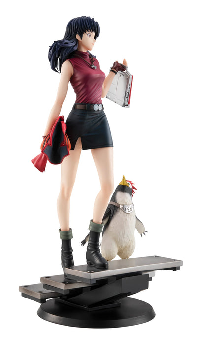 Megahouse Figures Gals Series: Rebuild Of Evangelion - Misato Katsuragi & Pen Pen Preventa
