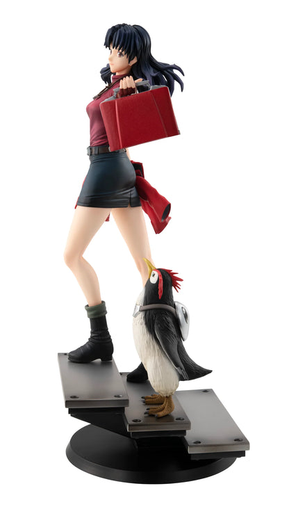 Megahouse Figures Gals Series: Rebuild Of Evangelion - Misato Katsuragi & Pen Pen Preventa