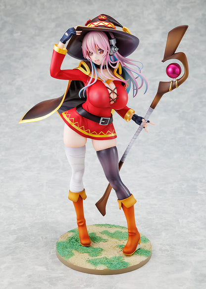 Kadokawa Scale Figure: Konosuba X Super Sonico Collaboration - Megumin Escala 1/7 Preventa