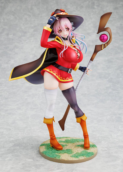 Kadokawa Scale Figure: Konosuba X Super Sonico Collaboration - Megumin Escala 1/7 Preventa