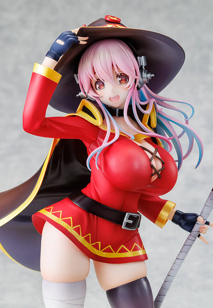 Kadokawa Scale Figure: Konosuba X Super Sonico Collaboration - Megumin Escala 1/7 Preventa