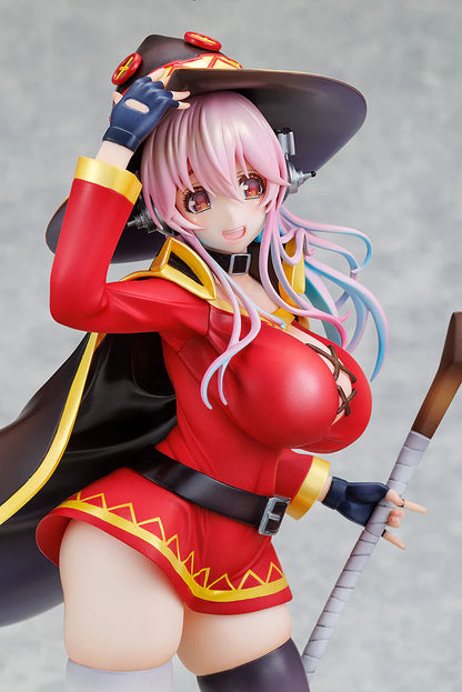 Kadokawa Scale Figure: Konosuba X Super Sonico Collaboration - Megumin Escala 1/7 Preventa