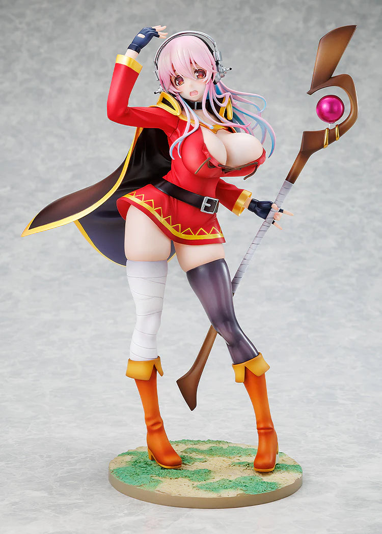 Kadokawa Scale Figure: Konosuba X Super Sonico Collaboration - Megumin Escala 1/7 Preventa