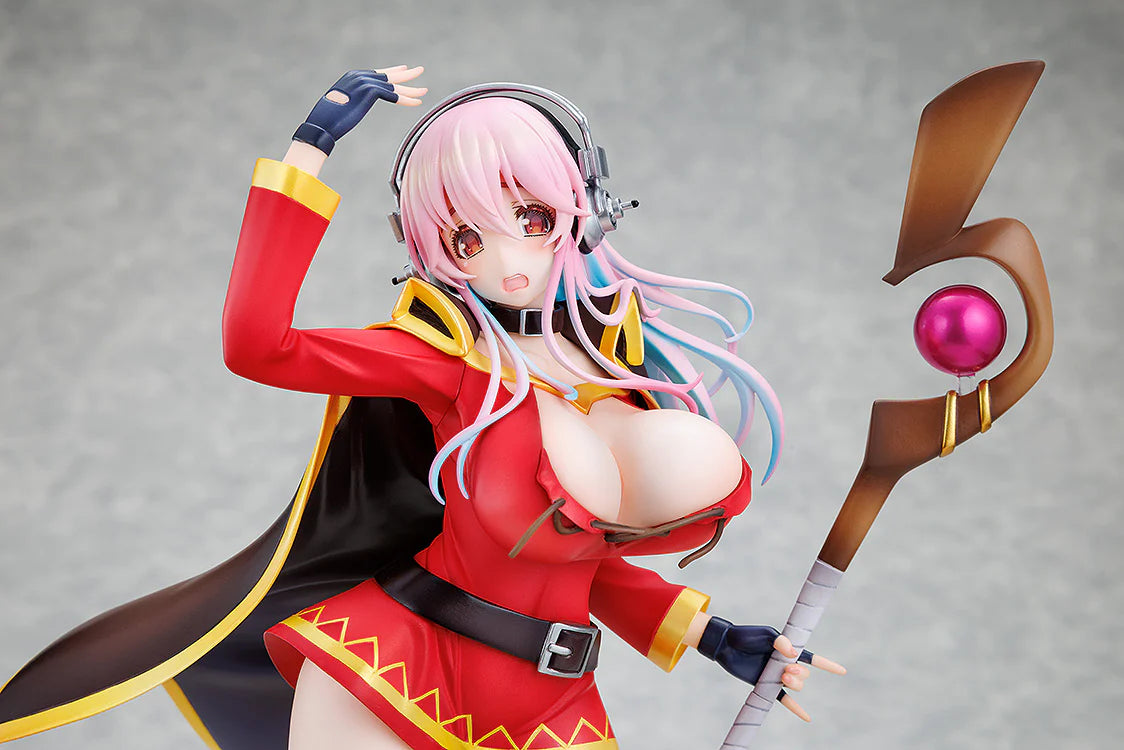 Kadokawa Scale Figure: Konosuba X Super Sonico Collaboration - Megumin Escala 1/7 Preventa