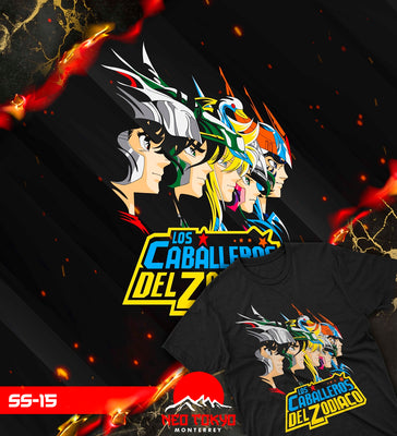 Playera Saint Seiya Caballeros del Zodiaco Caballeros V1 SS-15
