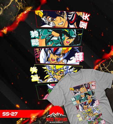 Playera Saint Seiya Caballeros del Zodiaco Caballeros v1 SS-27
