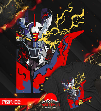 Playera Mazinger Z Mazinger Z Daño Batalla MZN-02