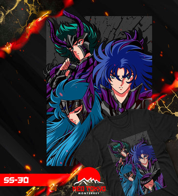 Playera Saint Seiya Caballeros del Zodiaco Trio Sapuri SS-30