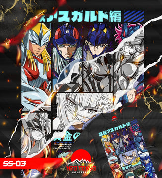 Playera Saint Seiya Caballeros del Zodiaco Dioses Guerreros Asgard SS-03