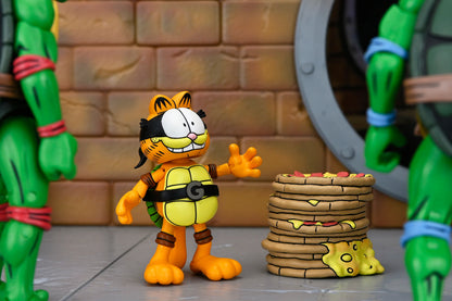 NECA Figura de Accion Ultimate: TMNT Archie Comics x Garfield - Garfello y Odie 7 Pulgadas Preventa