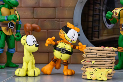 NECA Figura de Accion Ultimate: TMNT Archie Comics x Garfield - Garfello y Odie 7 Pulgadas Preventa