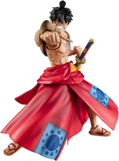 Megahouse Action Figure Variable Action Heroes: One Piece - Luffy Wano