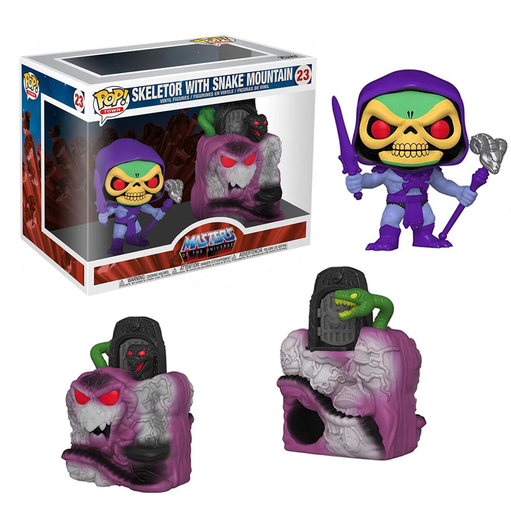 Funko Pop Town: Los Amos del Universo - Montaña Serpiente con Skeletor