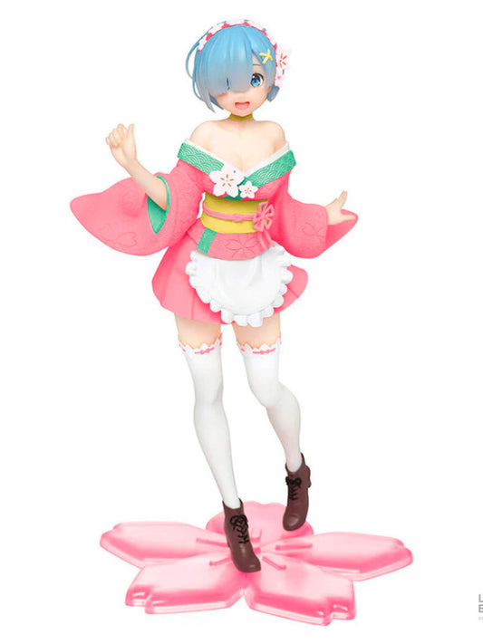 Taito Prize Figure: Re Zero Starting Life In Another World - Rem Sakura