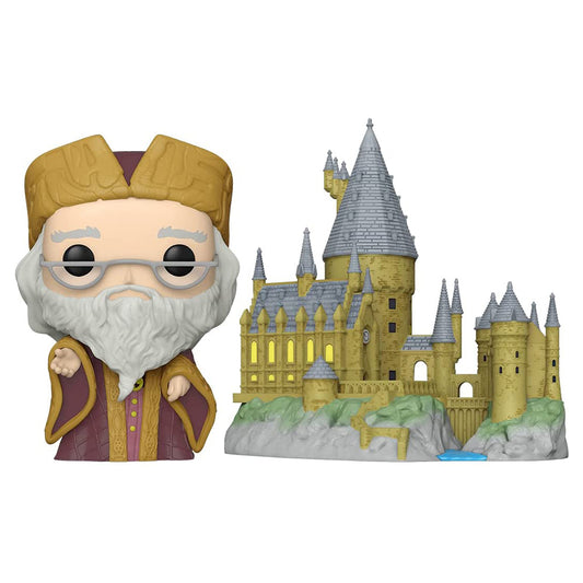 Funko Pop Town: Harry Potter Aniversario - Dumbledore en Hogwarts Navidad