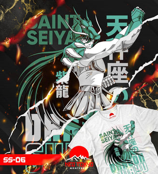 Playera Saint Seiya Caballeros del Zodiaco Dragon Shiryu V1 SS-06