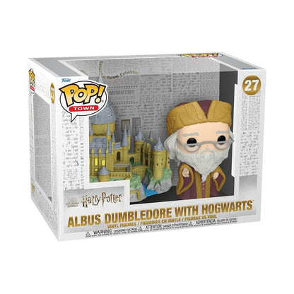 Funko Pop Town: Harry Potter Aniversario - Dumbledore en Hogwarts Navidad